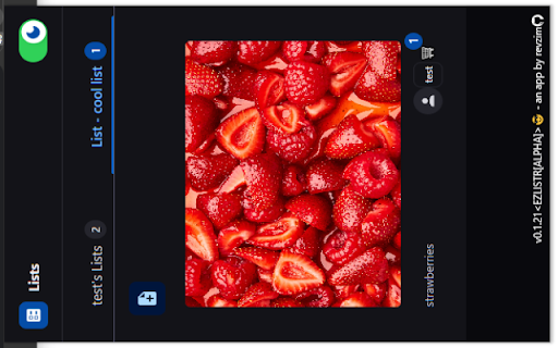ezlistr [alpha]  from Chrome web store to be run with OffiDocs Chromium online